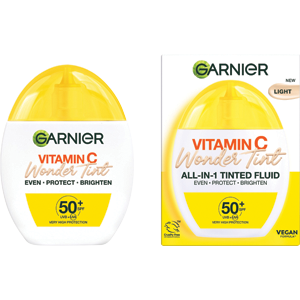 Levně Garnier Vitamin C Wonder Tint lehký tónovací fluid SPF 50+ Light 40 ml