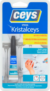 Levně Ceys Special Kristalceys lepidlo na sklo, 3 g