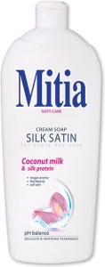 Mitia Silk Satin tekuté mýdlo, 1 l