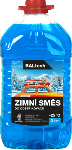 BALTECH zimní náplň do ostřikovačů, -25 °C, 3 l