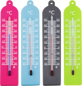 Levně Spokar Plastik Color 1109, pokojový teploměr, různé barvy