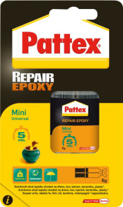 Levně Pattex Repair Epoxy mini dvousložkové epoxidové lepidlo, 6 ml