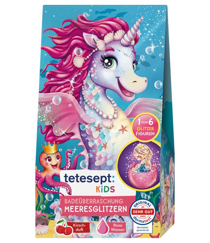 TETESEPT Koupelová koule mořský třpyt, 173 g