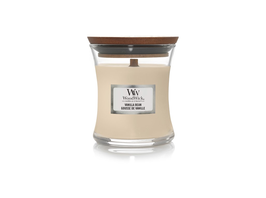 Woodwick Vanilla Bean váza malá