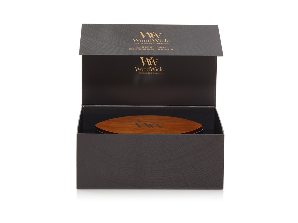 WoodWick dárkový set Fireside loď 1 ks
