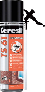 Ceresit TS 61 trubičková PU montážní pěna, 500 ml