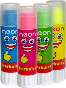 Levně Herkules neonová lepicí tyčinka, různé barvy, 15 g