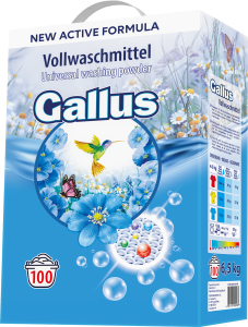 Levně Gallus prací prášek Universal, 100 dávek, 6,5 kg