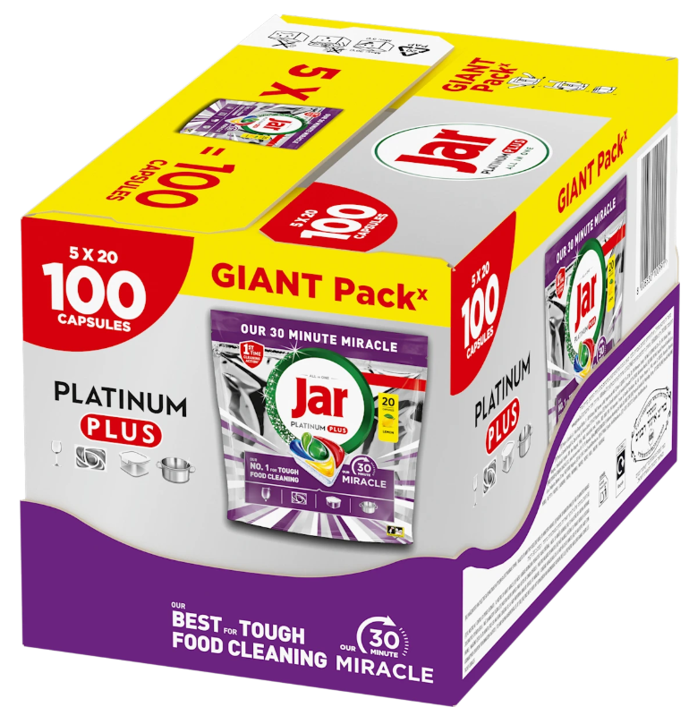 Levně Jar tab (5x20ks/kra) PlatPlus Miracle G