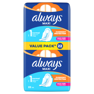 Always vložky (22ks/fol) Maxi Normal Duo