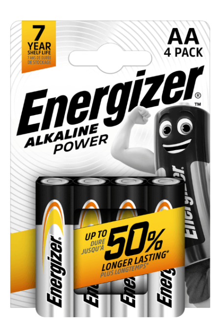 Baterie AA/LR6 ENERGIZER Power, 4 ks (blistr)