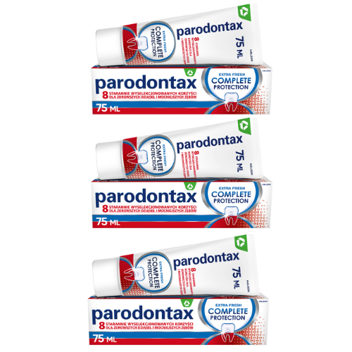 Levně Parodontax Complete Protection osvěžující zubní pasta, 3x75 ml