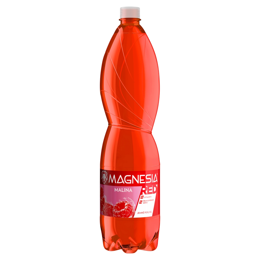 Levně Magnesia 1,5l RED malina PET