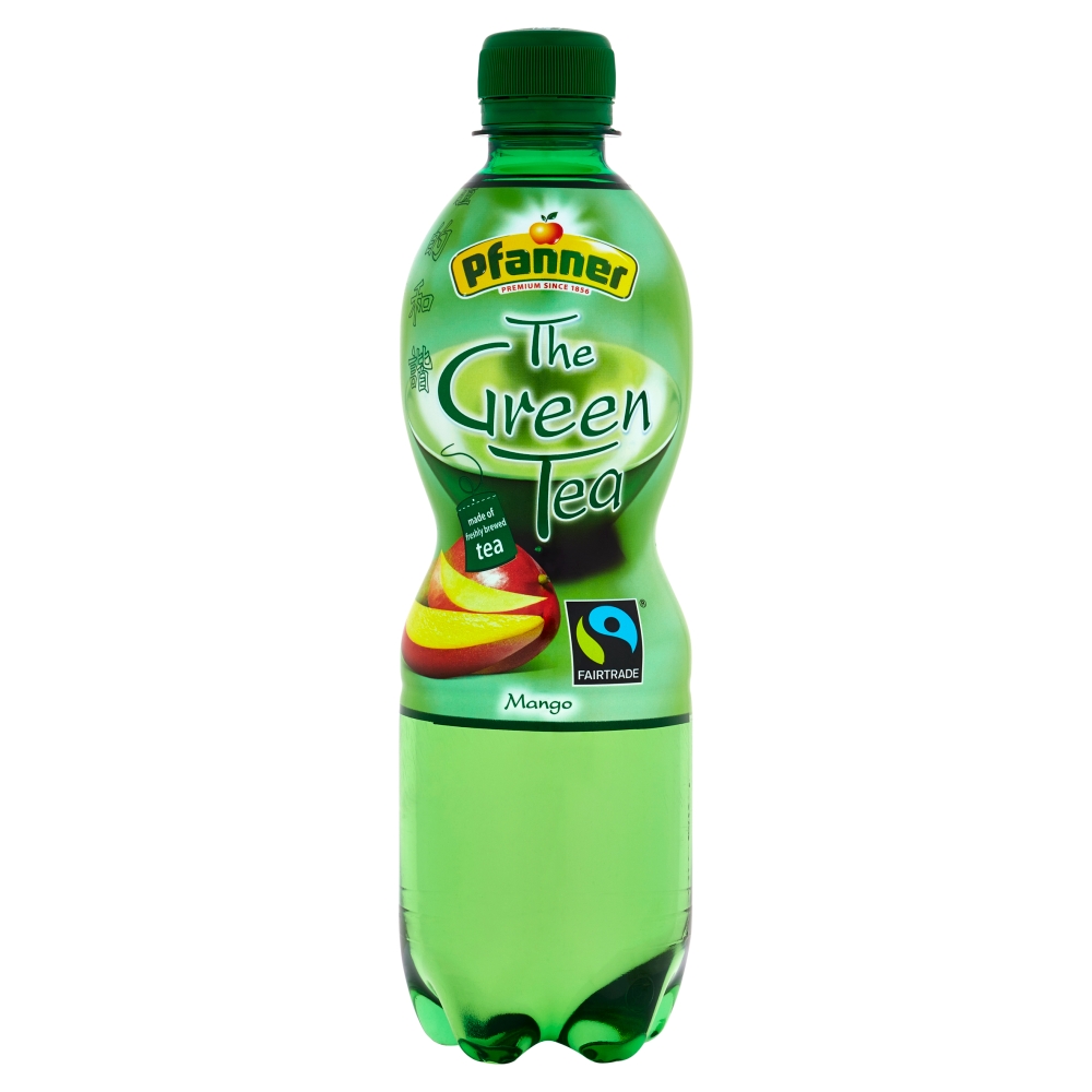 Levně Pfanner Zelený čaj 0,5l mango