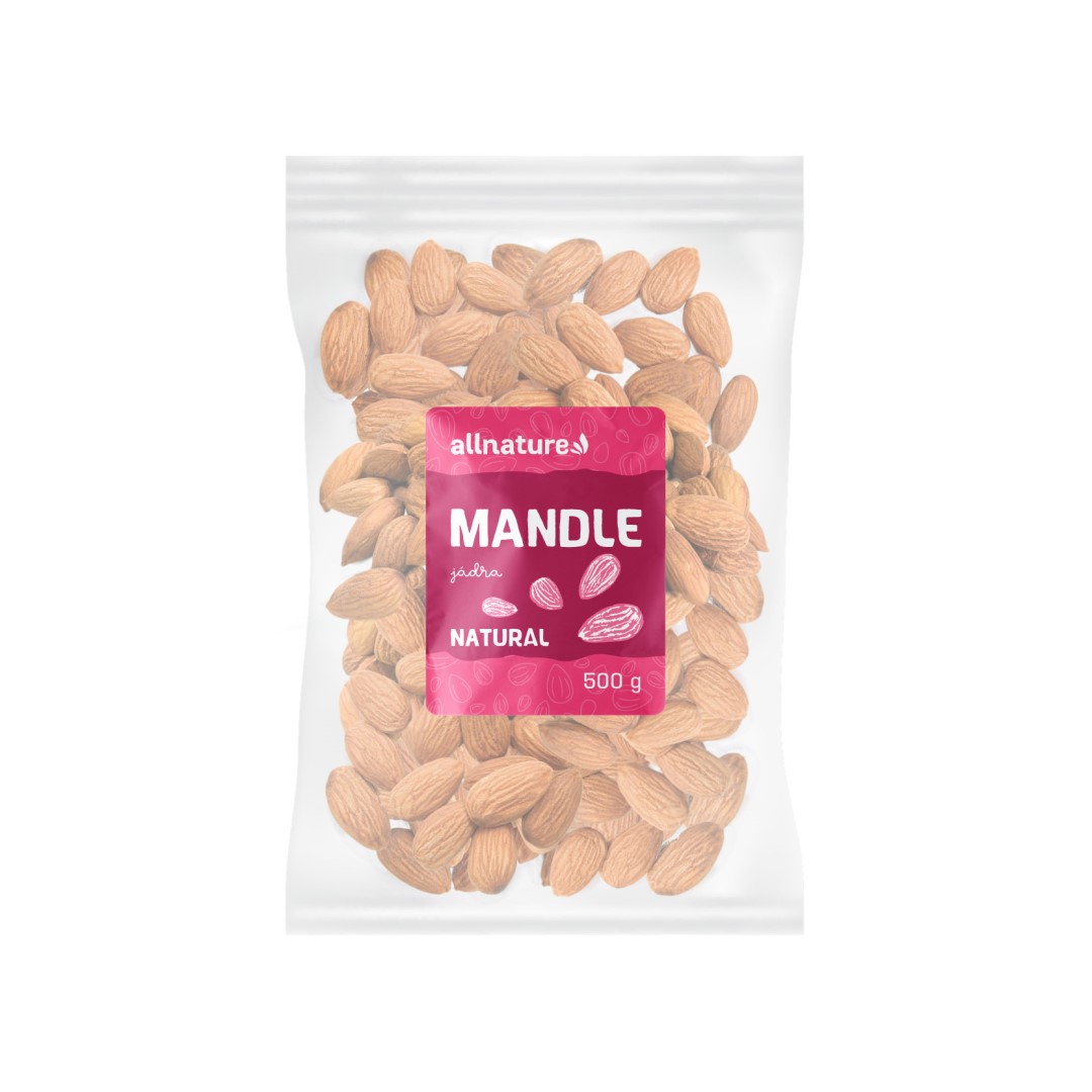ALLNATURE Mandle jádra natural 500 g