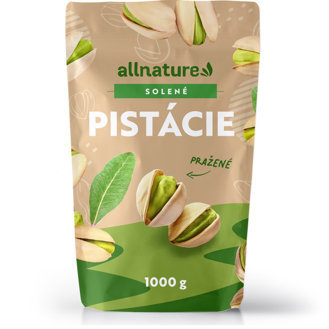 Allnature Pistácie solené, 1000 g