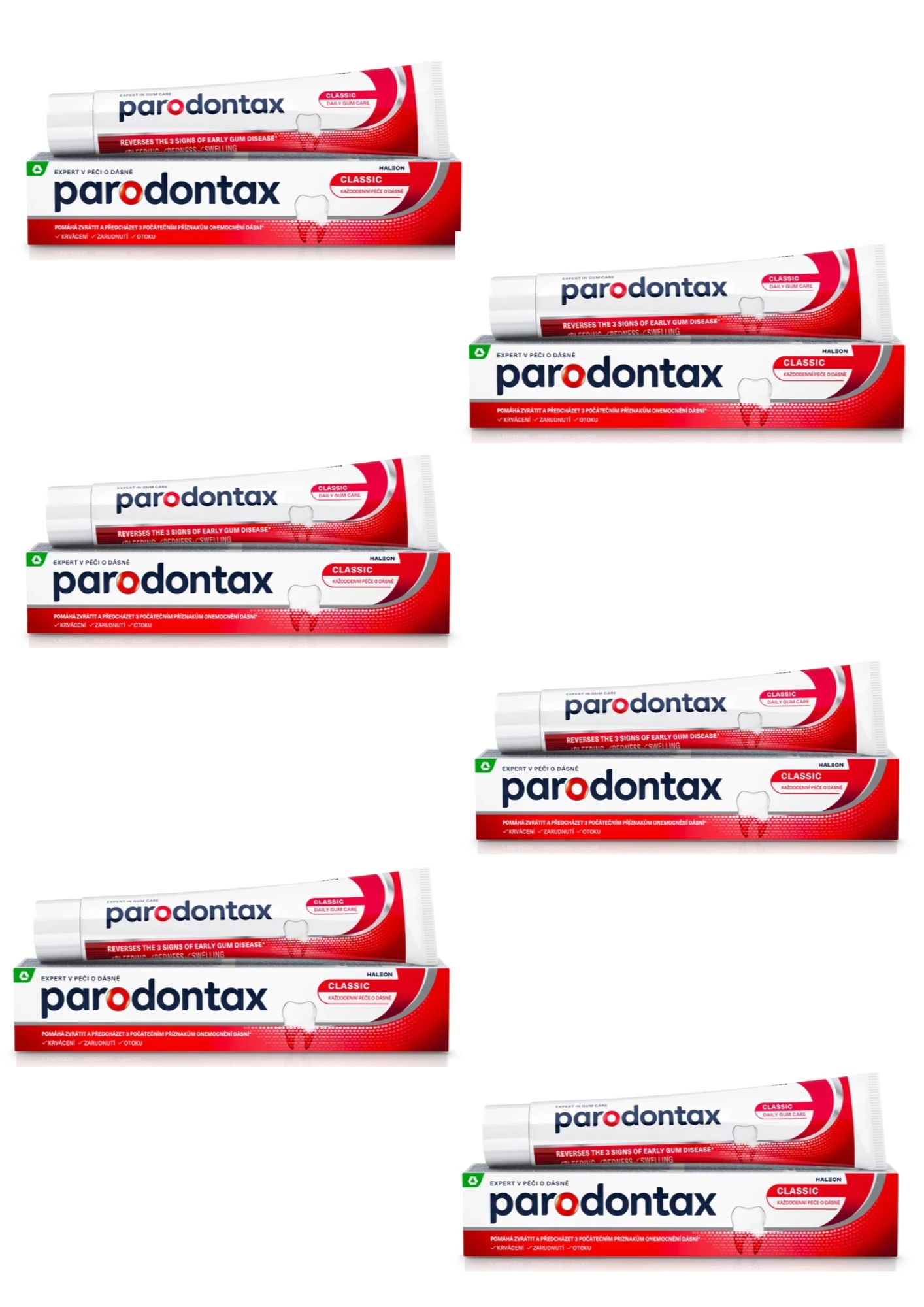 Levně Parodontax Classic zubní pasta 6x75 ml