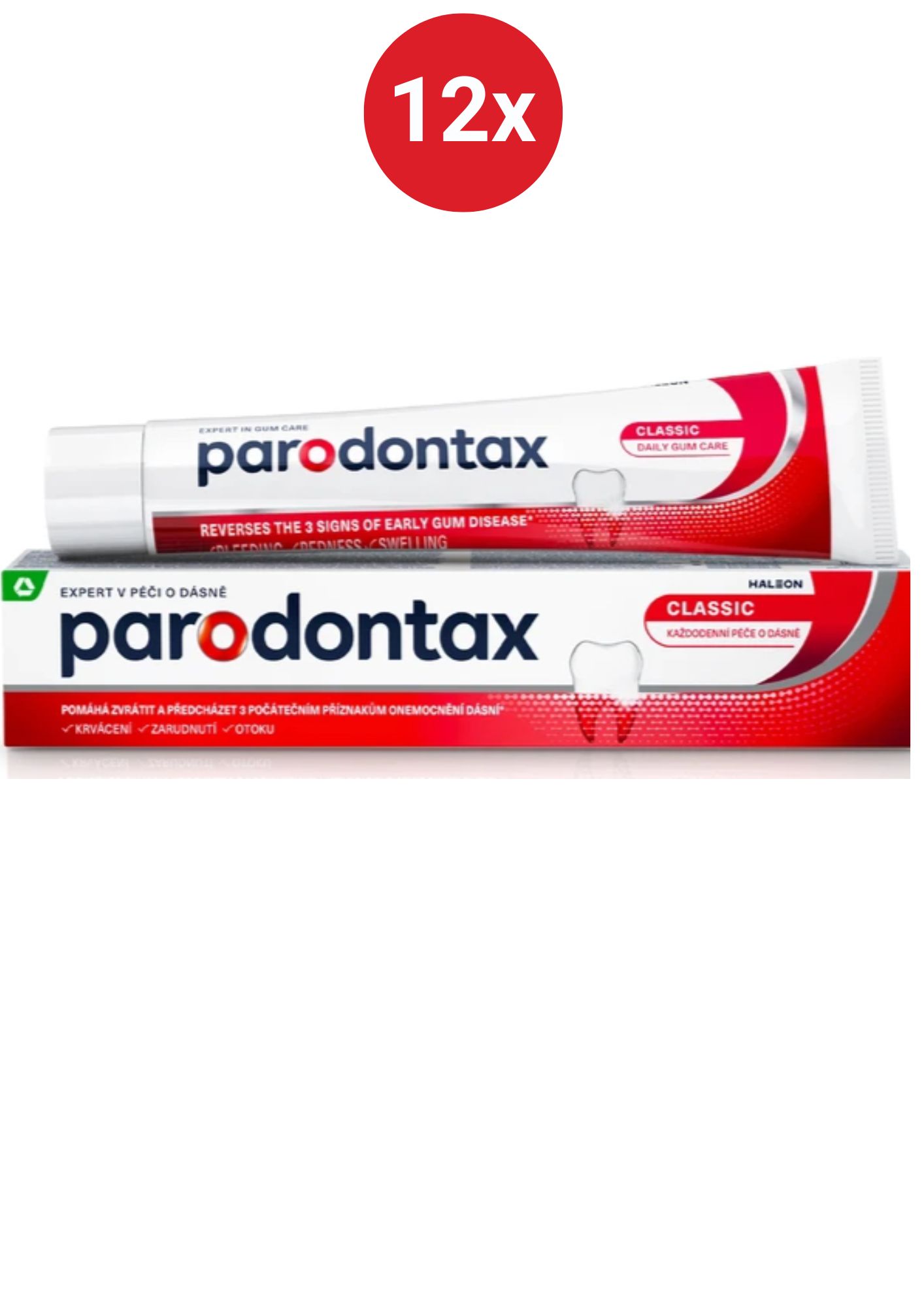 Parodontax Classic zubní pasta 12x75 ml