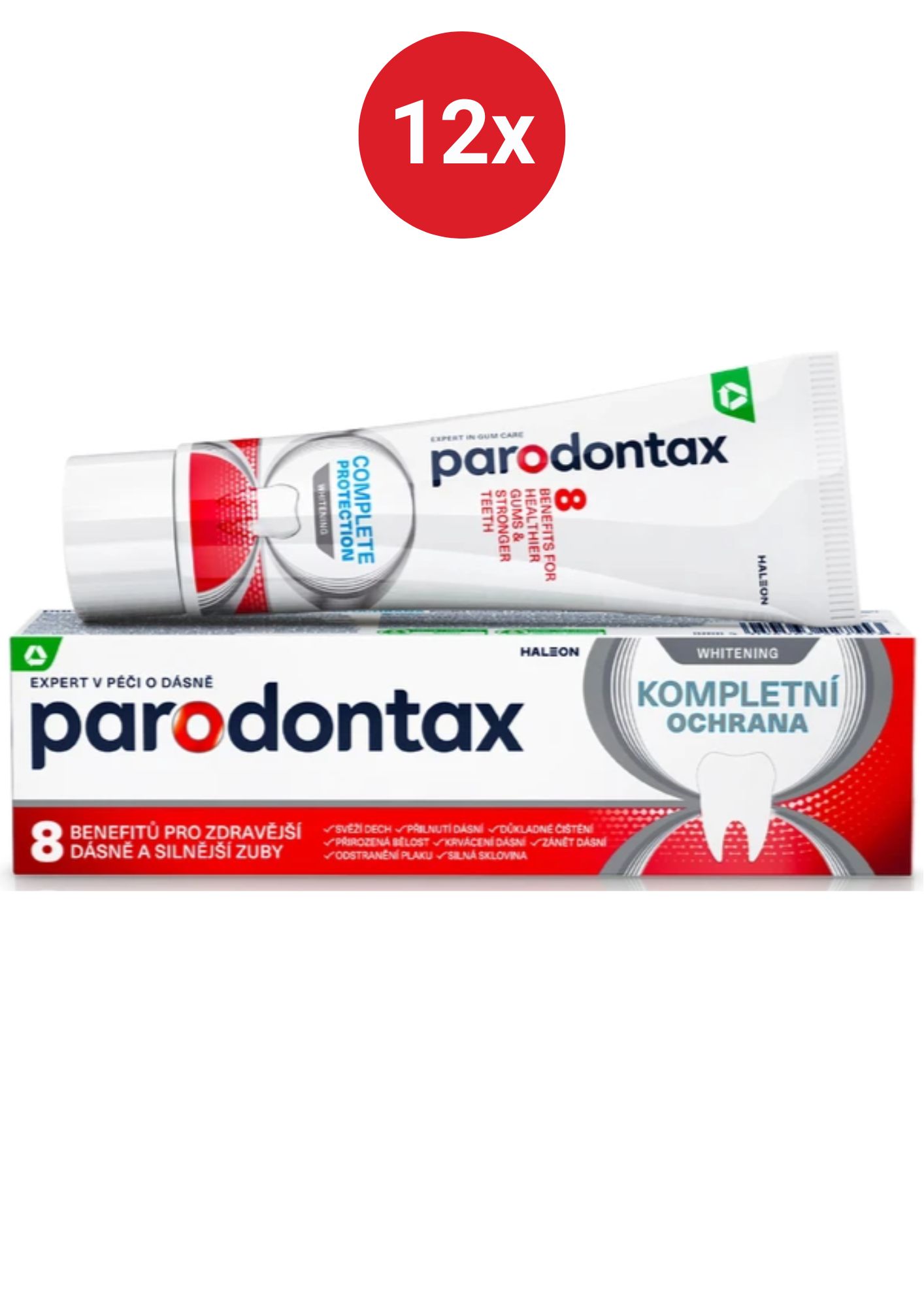 Parodontax Complete Protection Whitening zubní pasta 12x75 ml