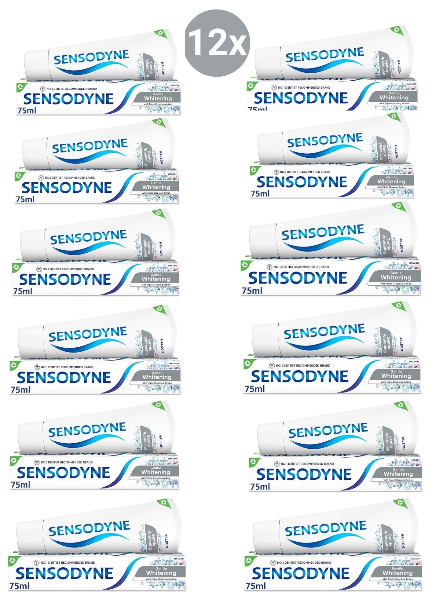 Sensodyne zubní pasta Gentle Whitening 12x75 ml