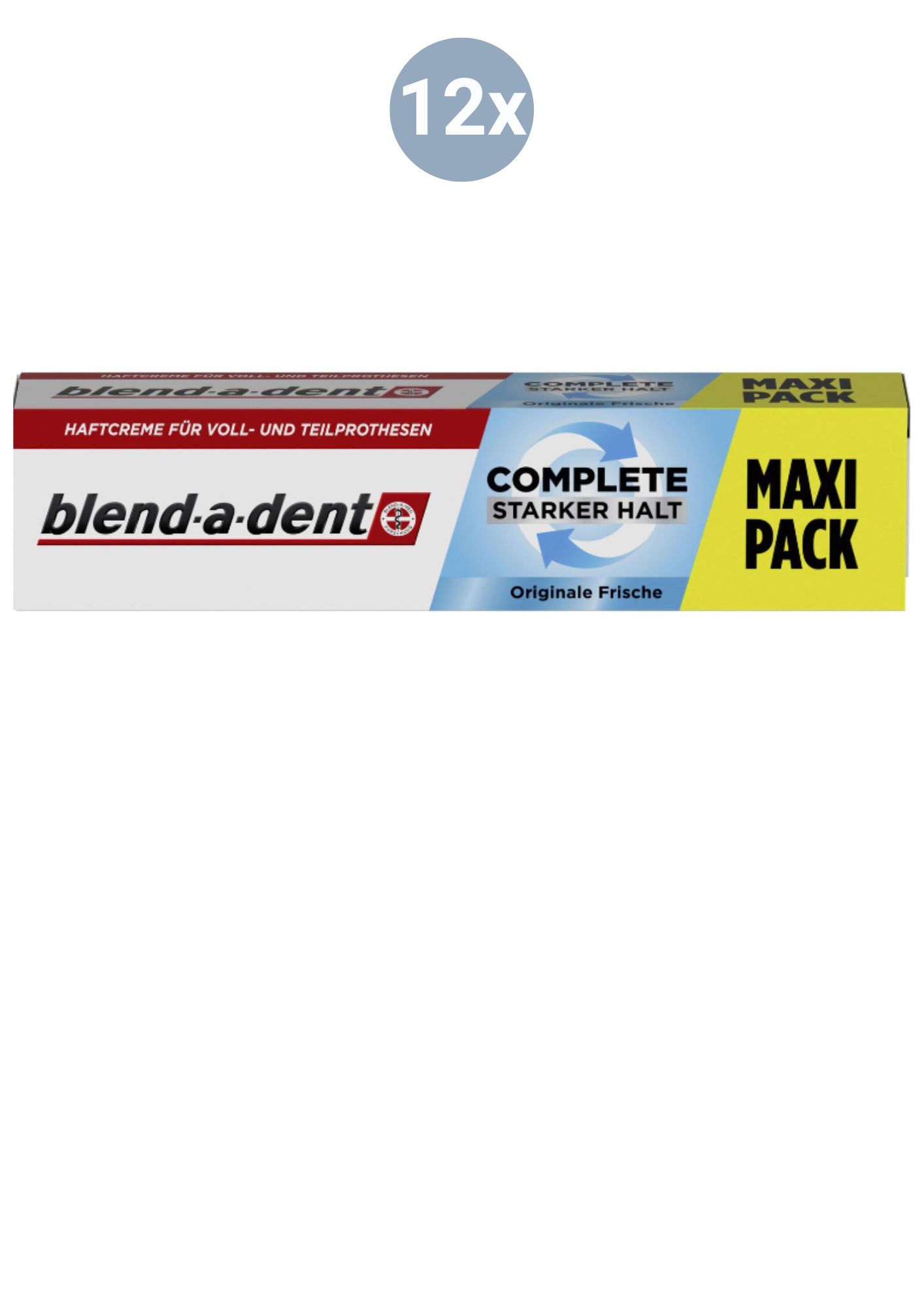 Levně Blend-a-dent fixační krém na zubní protézy 12x70ml