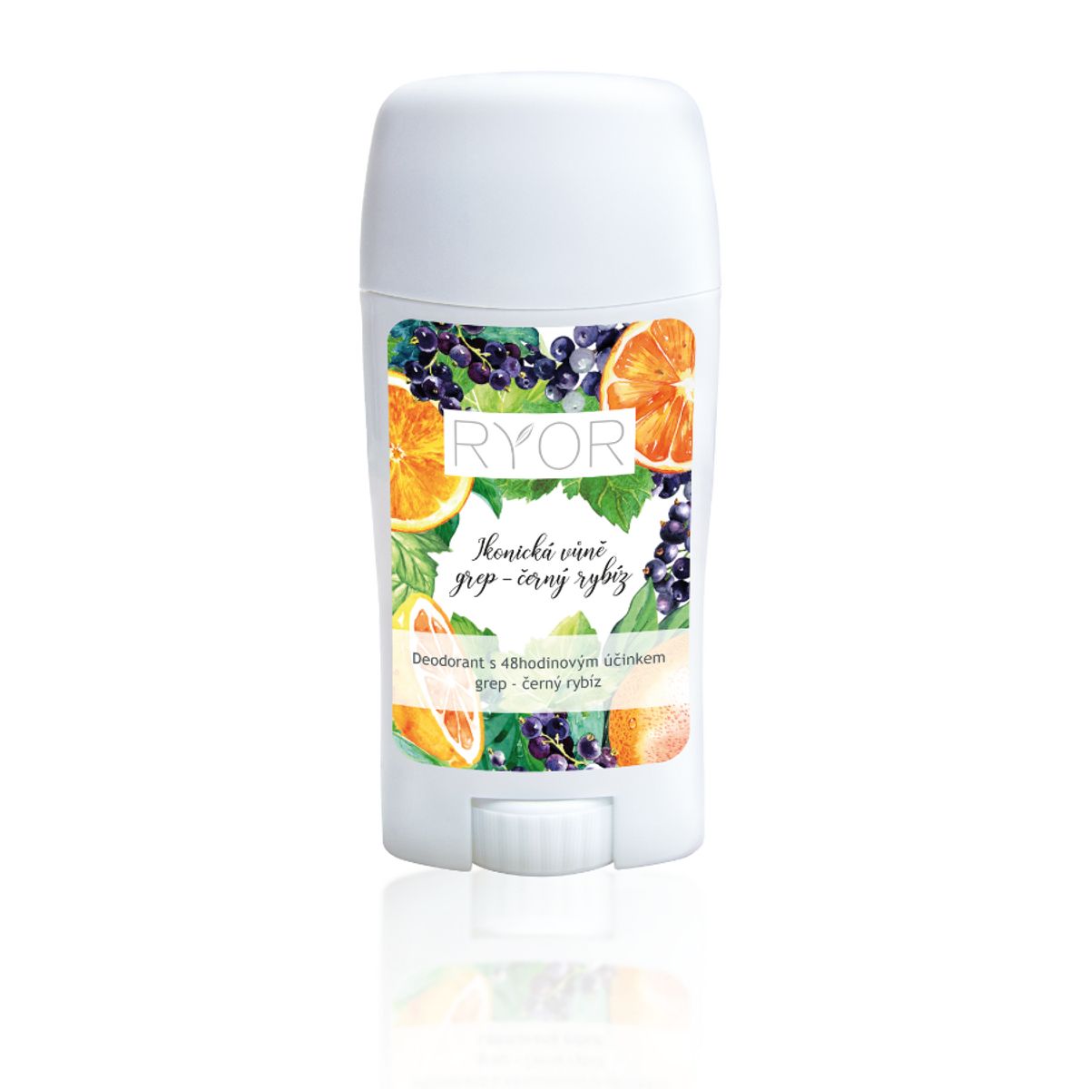 Levně Ryor - Deodorant s 48hodinovým účinkem grep - černý rybíz - 50 ml