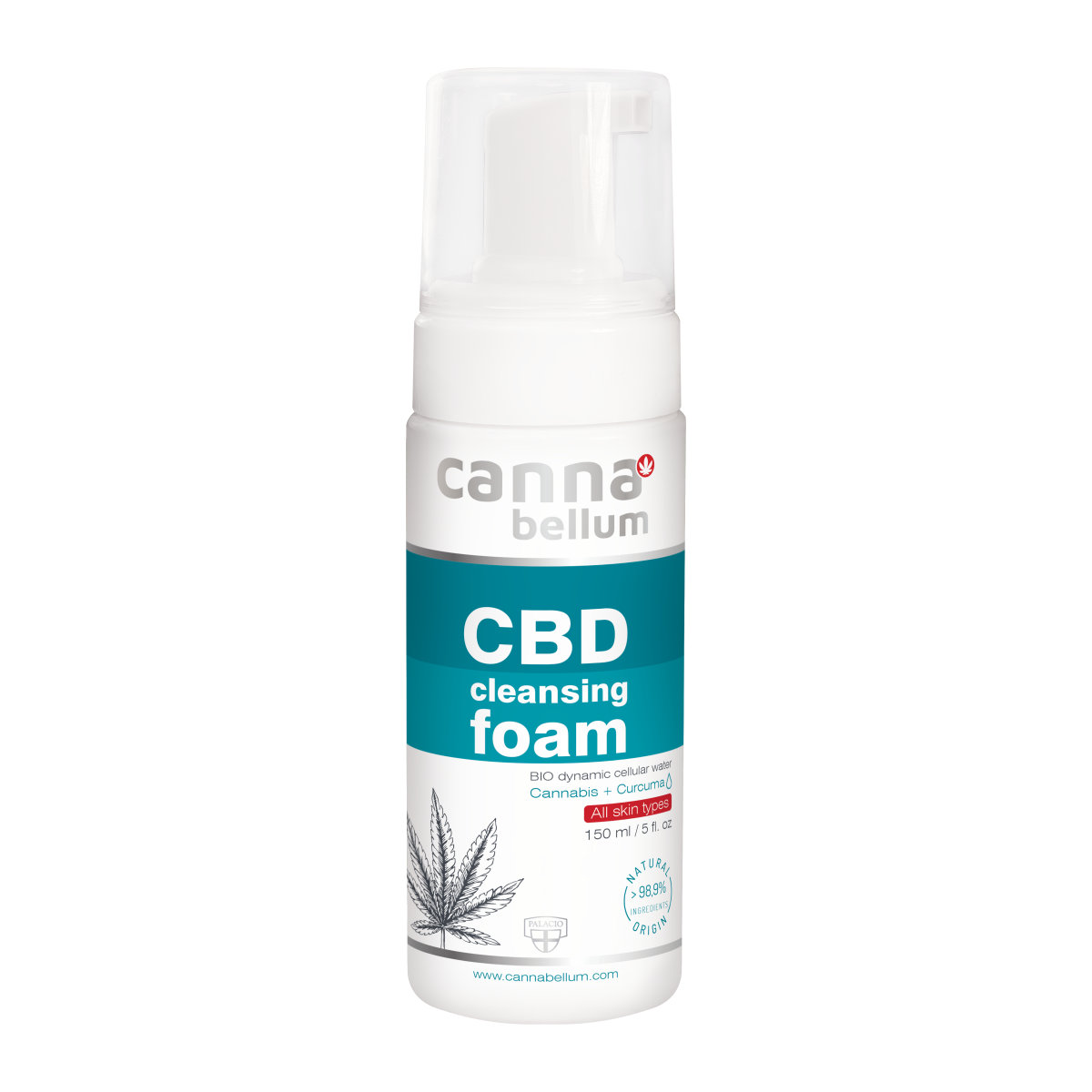 Cannabellum CBD čisticí pěna na obličej 150 ml