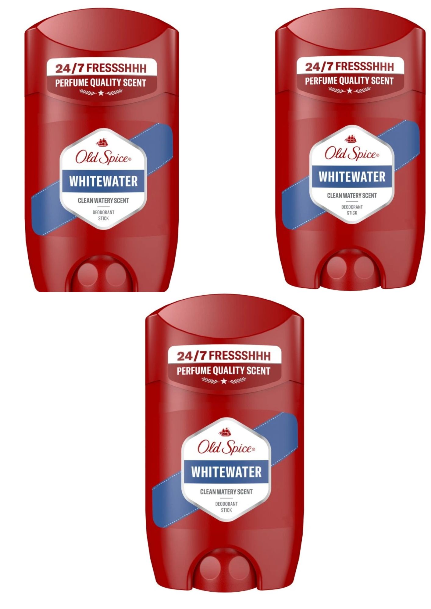 OLD SPICE Tuhý deodorant Whitewater 3x50 ml