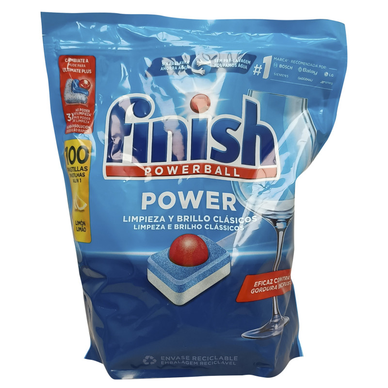Finish tabs POWER 100ks Lemon Ks