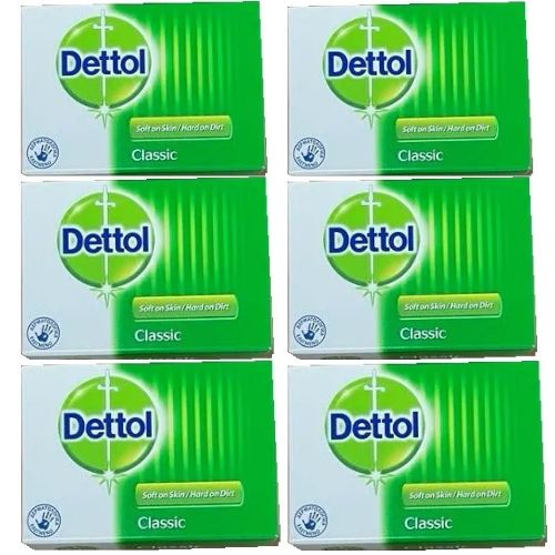 Dettol tuhé mydlo Classic 6x100g