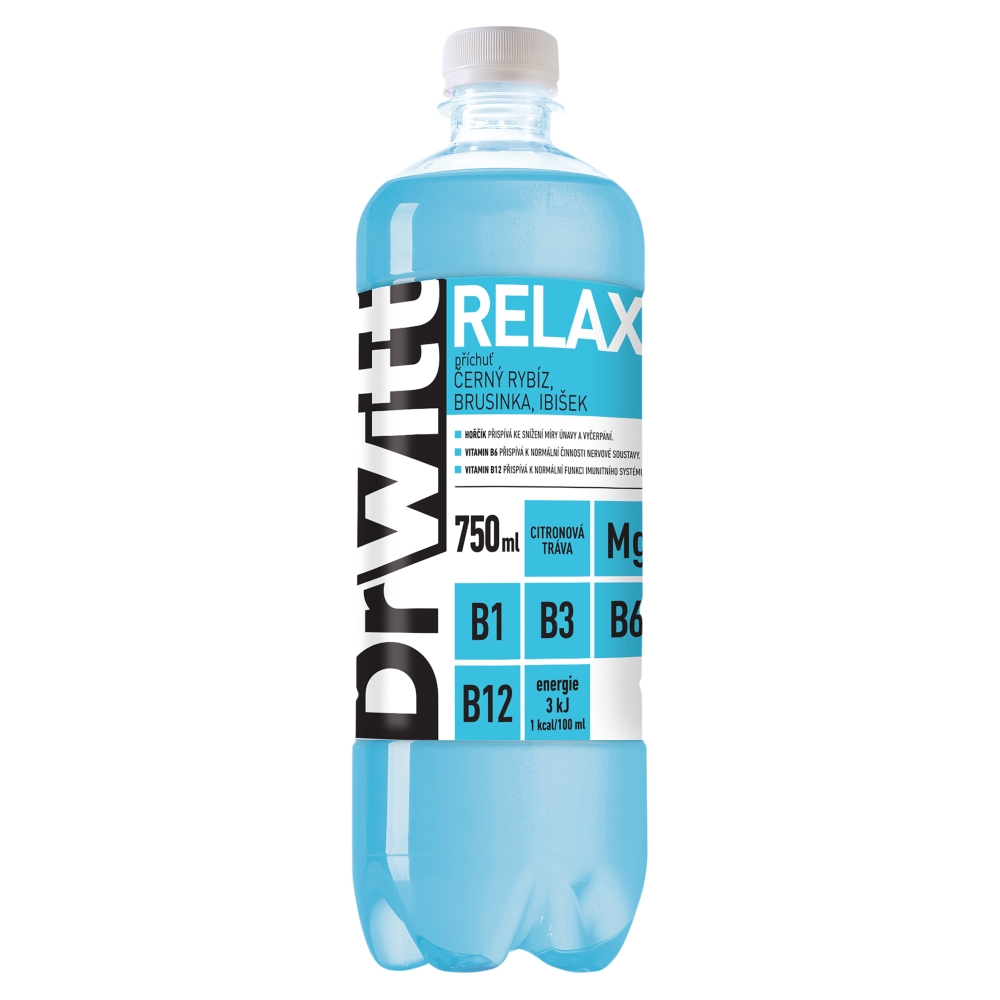 Levně DrWitt RELAX vitamínová voda 0,75l PET