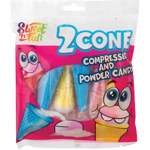 2Cone zmrzlinky s kyselým práškem 72g