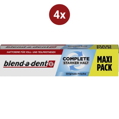 Levně Blend-a-dent fixační krém na zubní protézy 4x 70 ml