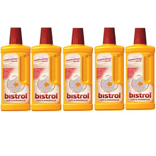 Bistrol samoleštící emulze na podlahy 5x500 ml