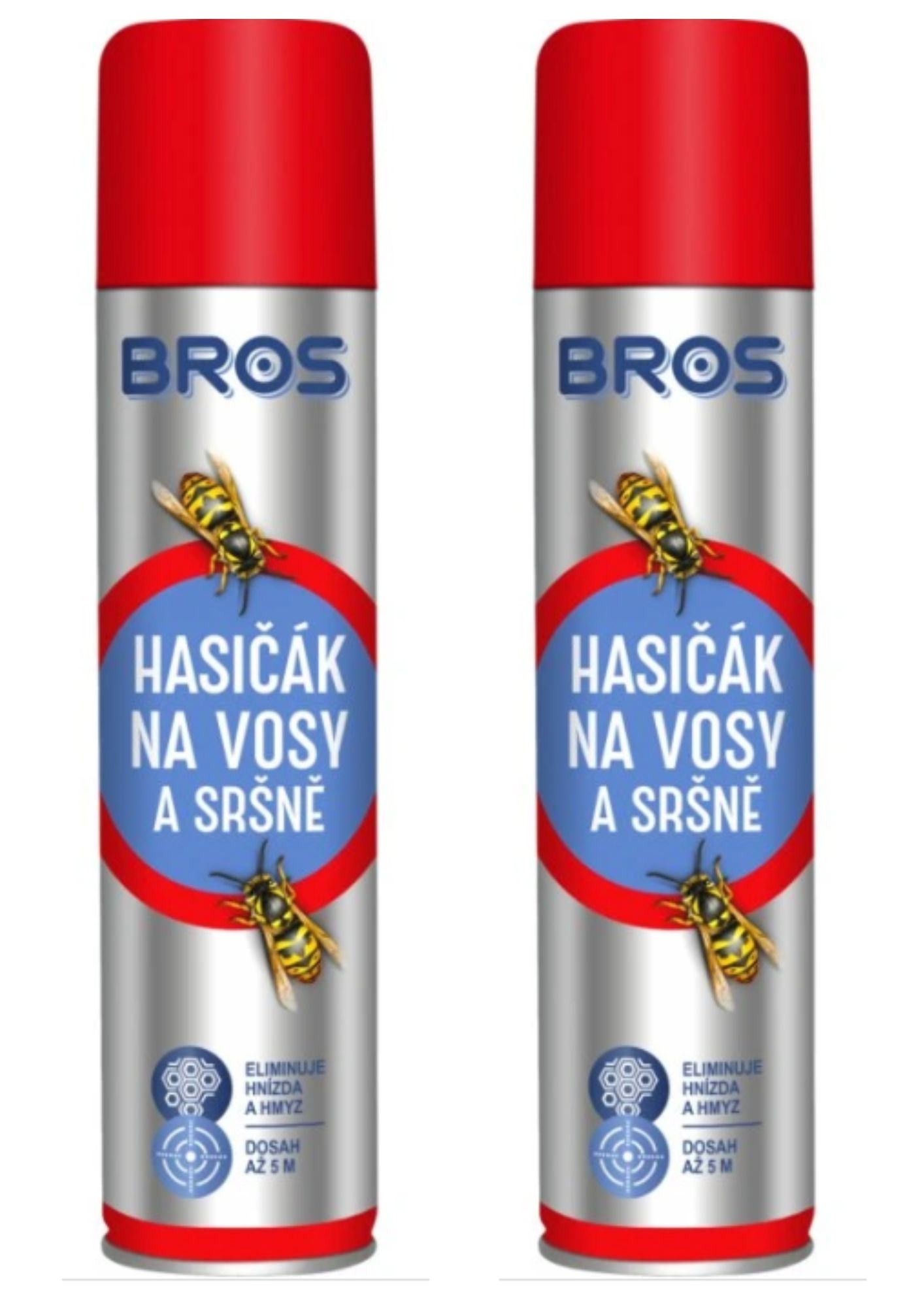 Levně BROS hasičák na vosy a sršně 2x600 ml