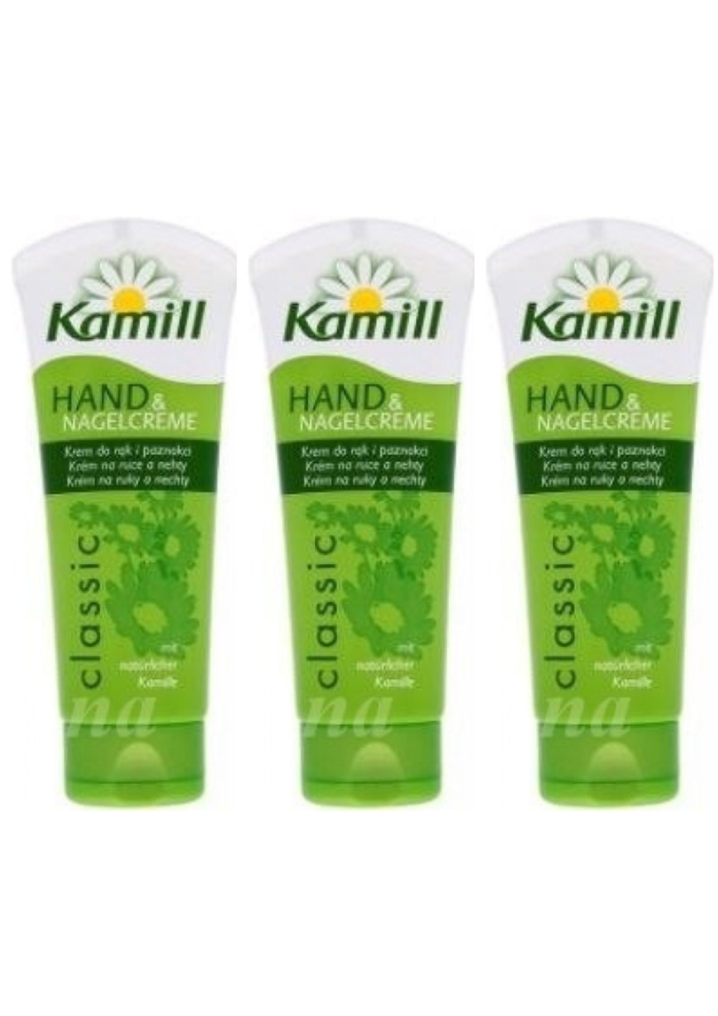 Levně Kamill krém na ruce a nehty 3x100 ml