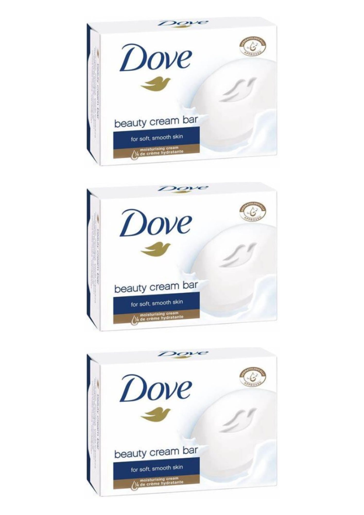 Levně Dove mýdlo 3x90g Original
