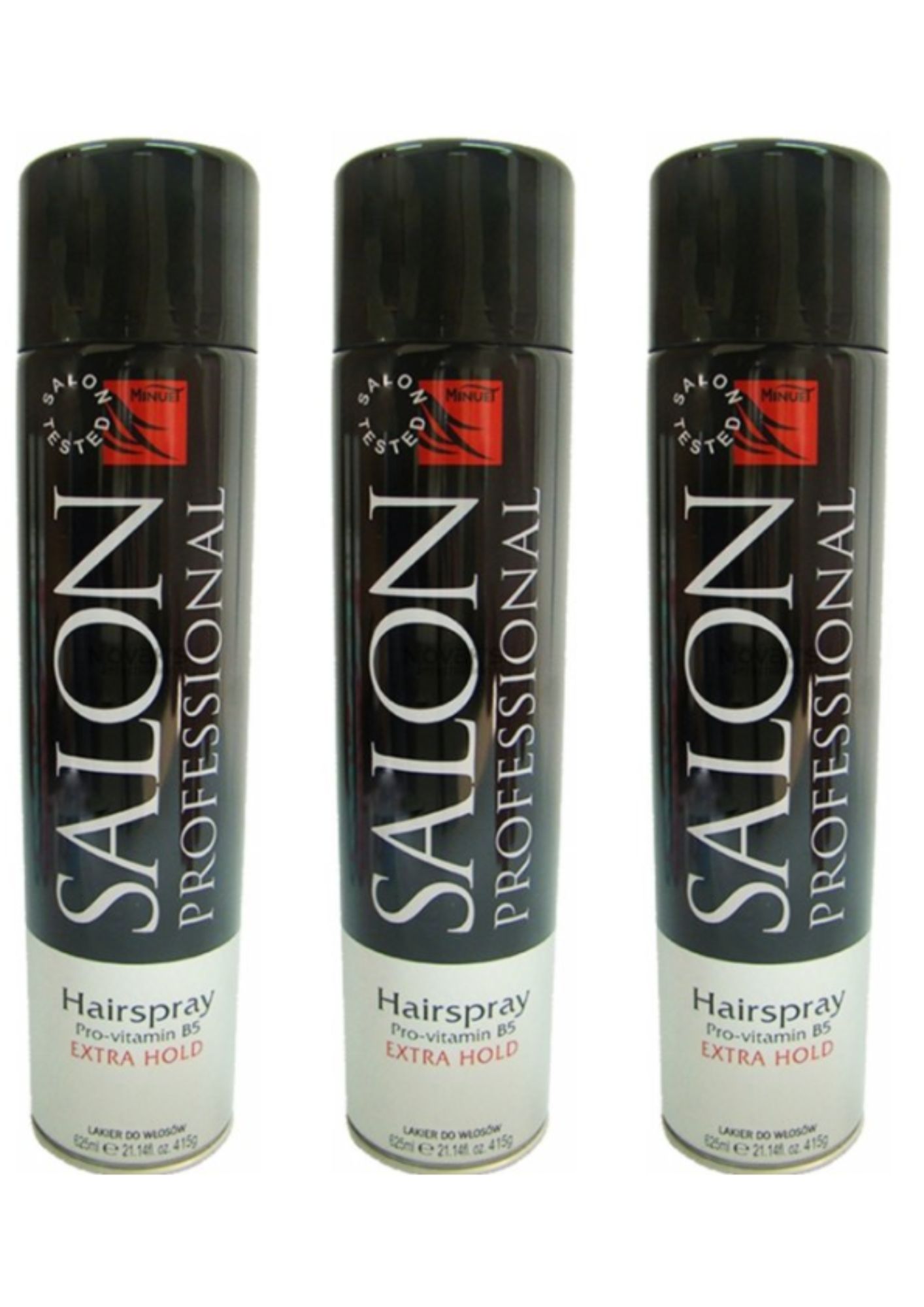 Levně Salon lak na vlasy Extra Hold 3x625 ml