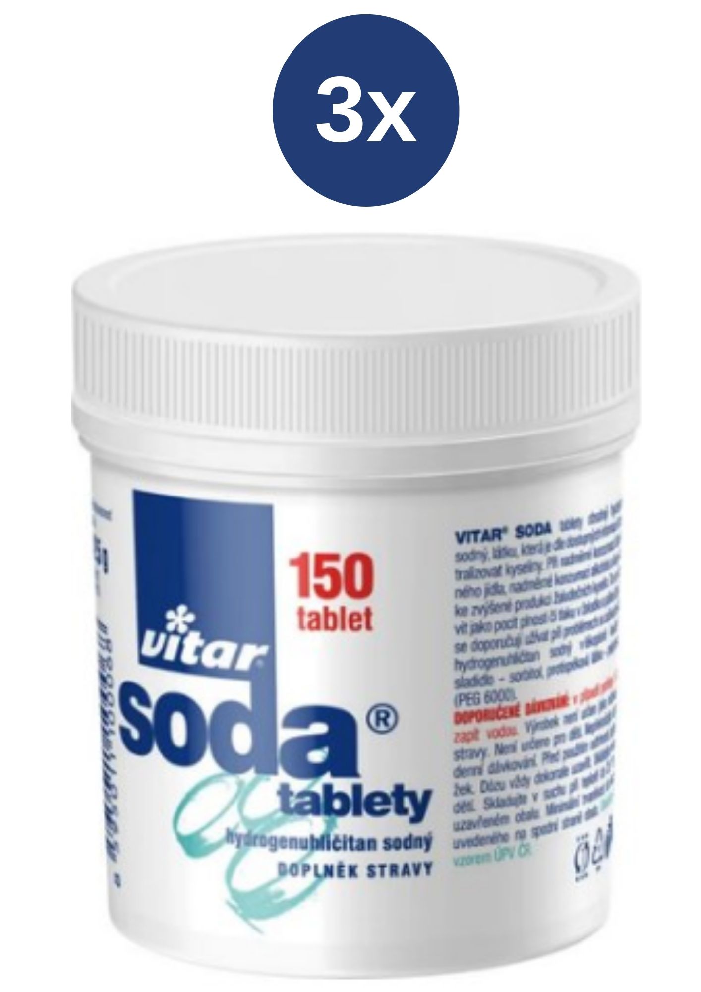 Vitar Soda 3x150 tablet