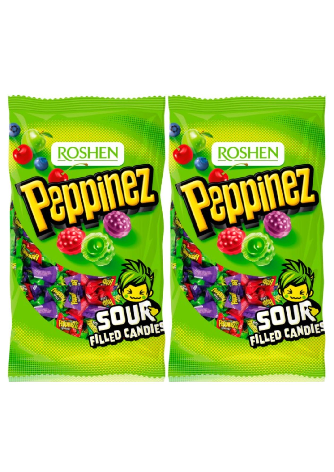 Roshen Hard Candies Peppinezzz Bonbóny 2x900 g