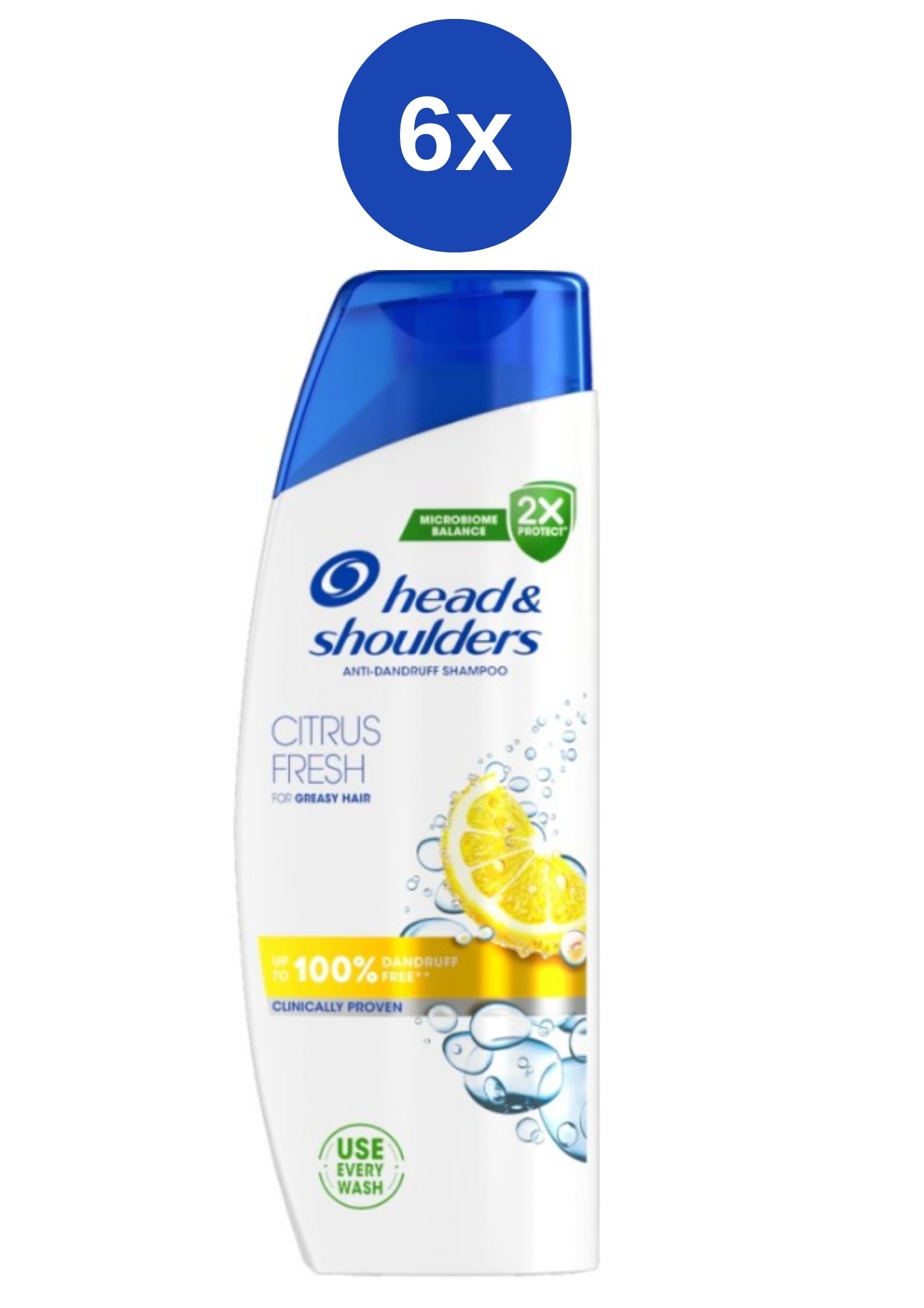 Levně H&S šampon Citrus Fresh 6x250ml