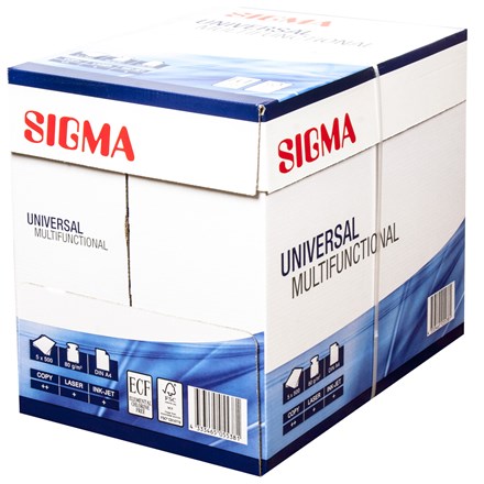 SIGMA Universal Copy Paper Papír kancelářský A4 80 g/ m2 500 listů 5 ks