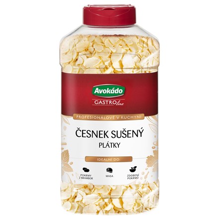 Avokádo Česnek sušený plátky 650 g
