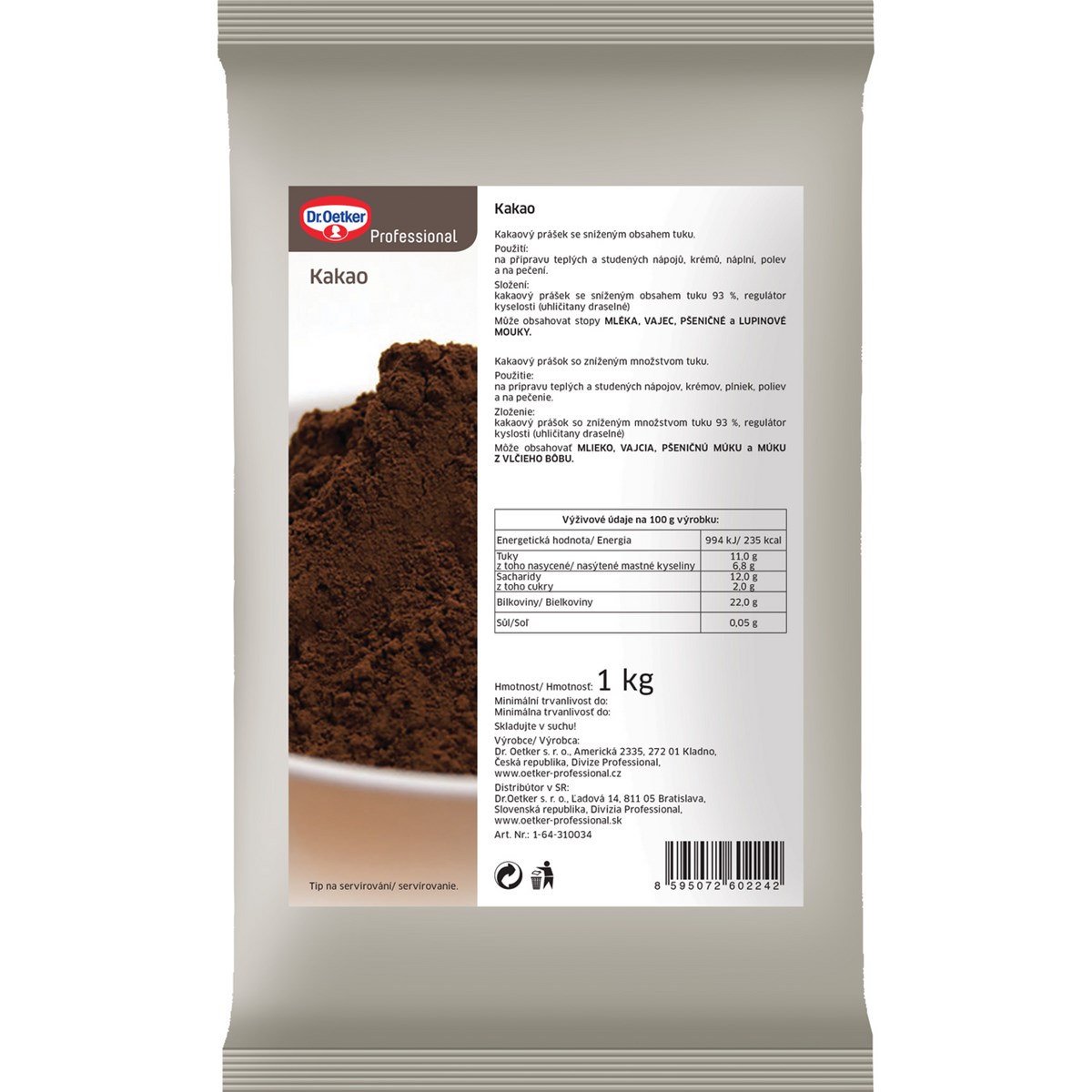Dr. Oetker Kakao 1 kg