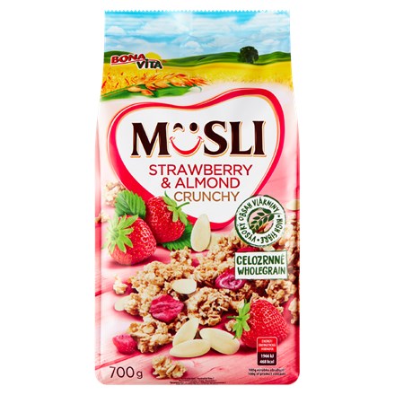 BONAVITA Müsli jahoda/ mandle 700 g
