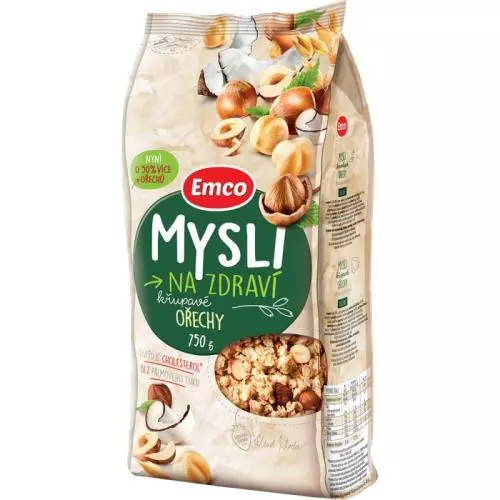 Emco Mysli křupavé s ořechy 750 g