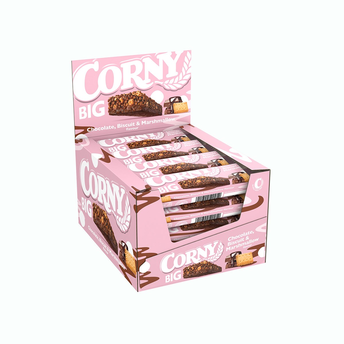 CORNY Big Marshmallow tyčinky 24 x 40 g
