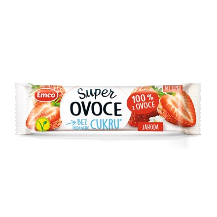 Levně Emco Tyčinka Super ovocná 100 % jahoda 30 x 30 g