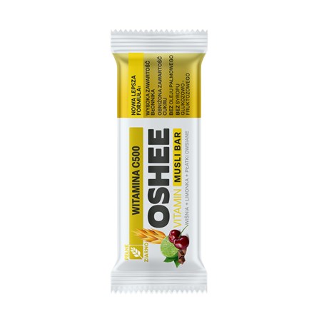 Oshee Müsli tyčinka limetka a třešeň