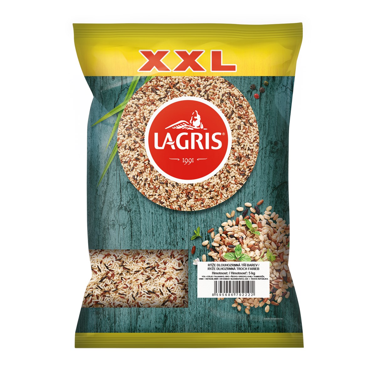 LAGRIS Rýže tří barev XXL 5 kg